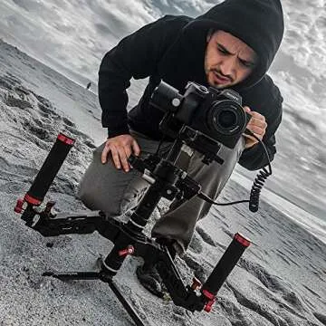 DIGITALFOTO Ares Z Axis Spring Gimbal Dual Handle