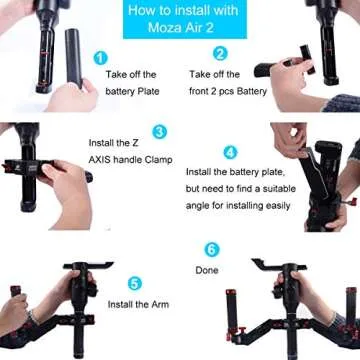 DIGITALFOTO Ares Z Axis Spring Gimbal Dual Handle