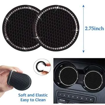 Stunning Bling Car Accessories Set for Women Girls