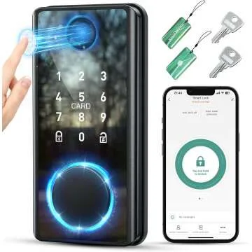 Fingerprint & Keypad Smart Door Lock - Keyless Entry
