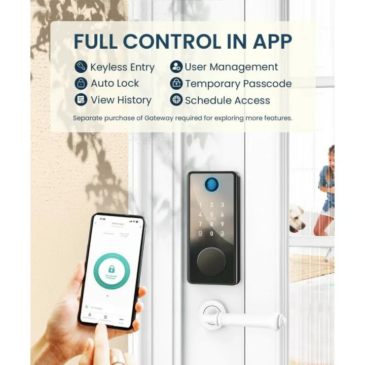 Fingerprint & Keypad Smart Door Lock - Keyless Entry