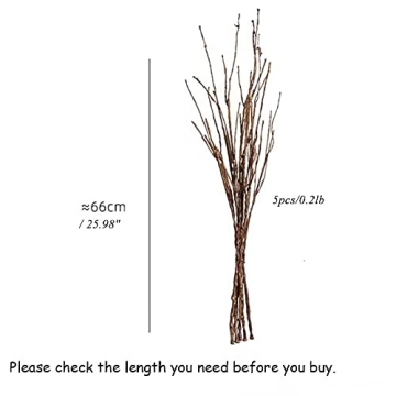Lifelike 5PCS Curly Willow Branches for Home Decor