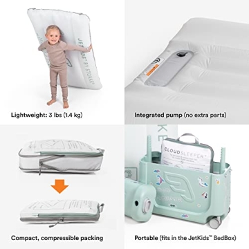 JetKids CloudSleeper Inflatable Kids Travel Bed