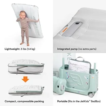 JetKids CloudSleeper Inflatable Kids Travel Bed