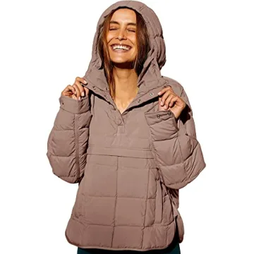 Fazortev Women's Oversized Puffer Jacket for Cozy Winter Fashion