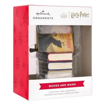 Hallmark Harry Potter Stacked Books Ornament for Fans