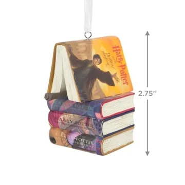 Hallmark Harry Potter Stacked Books Ornament for Fans