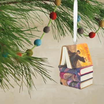 Hallmark Harry Potter Stacked Books Ornament for Fans