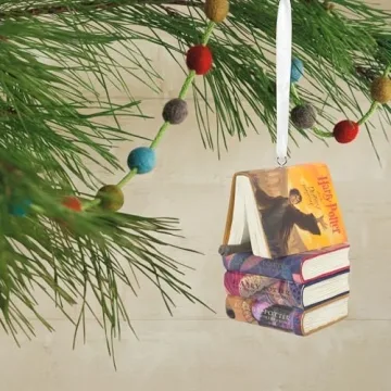 Hallmark Harry Potter Stacked Books Ornament for Fans