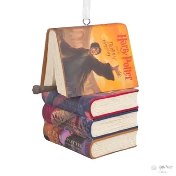 Hallmark Harry Potter Stacked Books Ornament for Fans