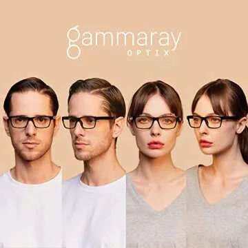 Gamma Ray Blue Light Blocking Computer Glasses for Eye Comfort