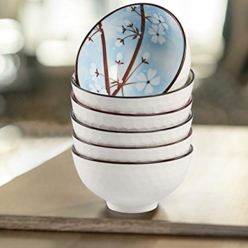 Sakura Bowl Set 10 oz, Perfect for Rice and Soups