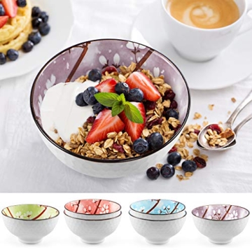 Sakura Bowl Set 10 oz, Perfect for Rice and Soups