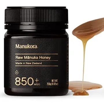 Manukora Raw Manuka Honey, MGO 850+ from New Zealand, Non-GMO, Monofloral, Traceable from Hive to Ha...