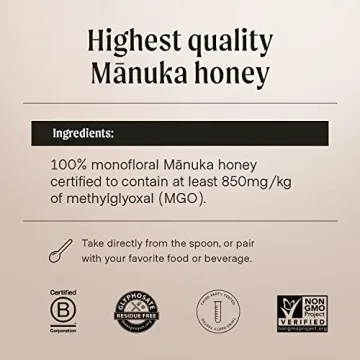 Premium MGO 850+ Manuka Honey from New Zealand | Healthy & Delicious