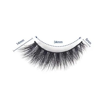 Mink Natural False Eyelashes - Bepholan 3-Pack Cat Eye Lashes