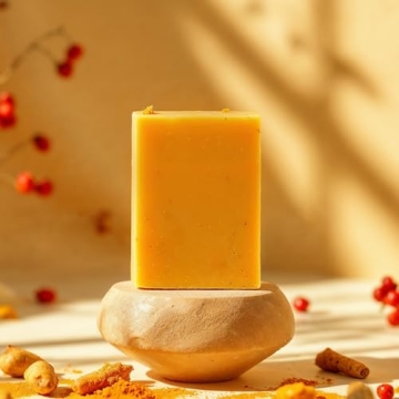 Glo Melanin Organic Turmeric Soap for Bright, Clear Skin