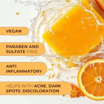 Glo Melanin Organic Turmeric Soap for Bright, Clear Skin