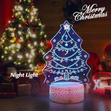 AIHYING Christmas Night Light - Color Changing Decor Lamp with Remote & Timer