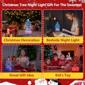 AIHYING Color Changing Christmas Night Light with Remote