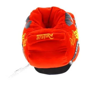 Happy Feet Slippers Officially Licensed Disney and Pixar Character and Figural Lightning McQueen Slippers for Men, Women, and Kids, As Seen on Shark Tank (Small)