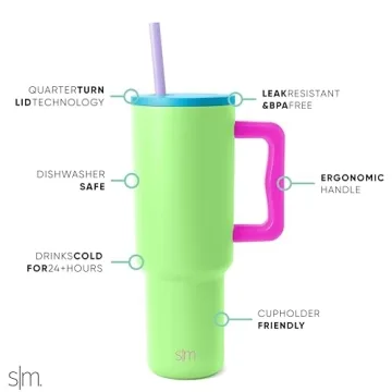 Simple Modern 40 oz Insulated Tumbler with Straw Lid