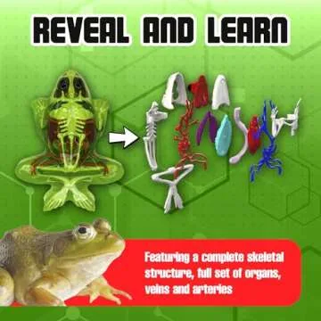 Dissect-It Kit for Kids Plus Upgraded Frog Dissection Toy Kit, Realistic Lab Experience, No Use of Real Frog! No Odor, STEM Toys, Animal Science & Anatomy Home Learning for Kids, Boys, Girls