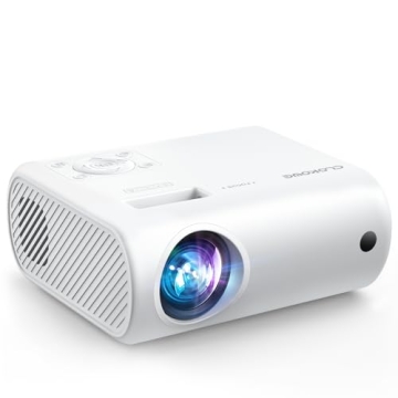 CLOKOWE Mini Projector with 9000 Lux and Full HD 1080P