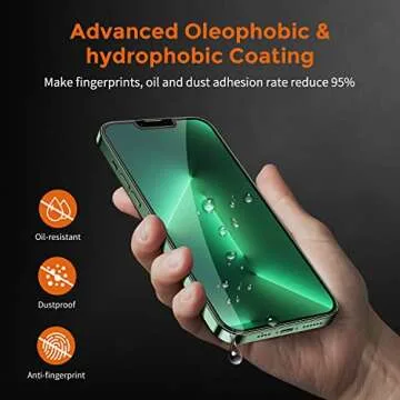 UNBREAKcable 3-Pack Screen Protector for iPhone 14 Plus/iPhone 13 Pro Max, Double Shatterproof Tempered Glass [Easy Installation] [9H Hardness] [99.99% HD Clear] [Case Friendly] for iPhone 6.7 inch