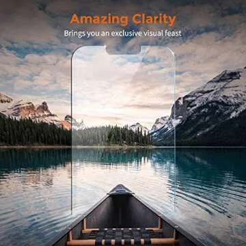 UNBREAKcable 3-Pack Screen Protector for iPhone 14 Plus/iPhone 13 Pro Max, Double Shatterproof Tempered Glass [Easy Installation] [9H Hardness] [99.99% HD Clear] [Case Friendly] for iPhone 6.7 inch