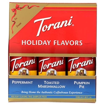 Torani Holiday Flavor Trio - Perfect for Festive Drinks