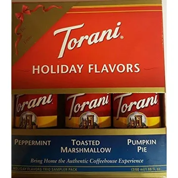 Torani Holiday Flavor Trio - Perfect for Festive Drinks