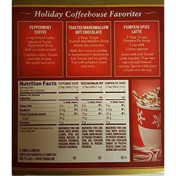 Torani Holiday Flavor Trio - Perfect for Festive Drinks