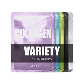 LAPCOS Rejuvenating Sheet Mask Variety Set for Hydration