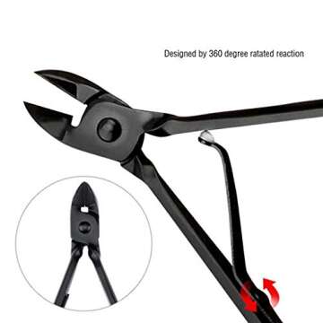 Professional Manicure Pedicure Set, CNKOBE 15Pcs Nail Clippers Set Pedicure Kit Stainless Steel Nail Clipper Set