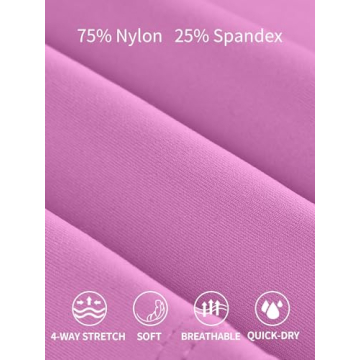 ATTRACO Women's Exercise Dress with Shorts & Built-in Bra