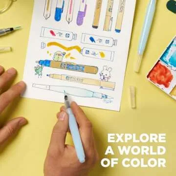 SAKURA Koi Pocket Field Sketch Kit - Watercolor Sets for Painting On the Go - 36 Colors - 1 Water Brush - 1 Sponge - 1 Mixing Palette