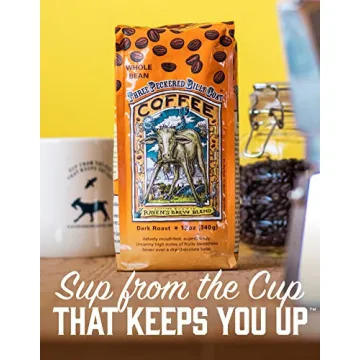 Raven's Brew Coffee Three Peckered Billy Goat, 12 Ounce - Dark Roast - Full Body with a Long Sweet Finish (Ground, 12 oz)