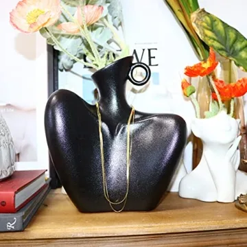Elegant Ceramic Female Form Vase for Home Decor
