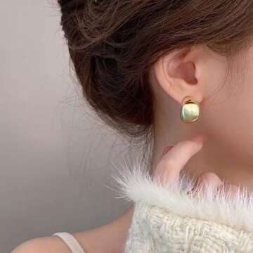 Sonateomber Gold Earring Dupes - Stylish Teardrop Earrings for Women