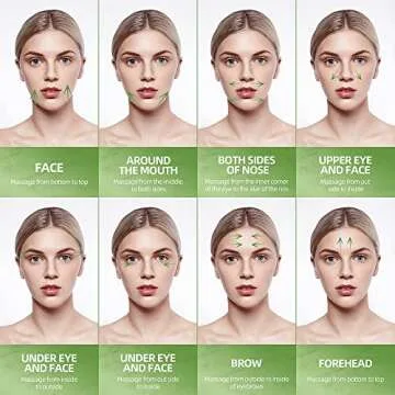 3-in-1 Natural Jade Roller and Gua Sha Set for Face and Eye Ice Roller Facial Cooling Massage Roller