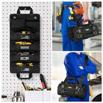 Heavy Duty Tool Roll Bag Organizer with 11 Pockets