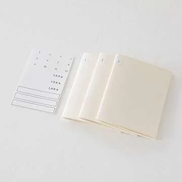 Lightweight DESIGNPHIL Midori A4 Notebook Set - 3 Books