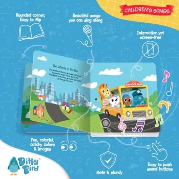 Ditty Bird Musical Books for Toddlers | Interactive Sound Books