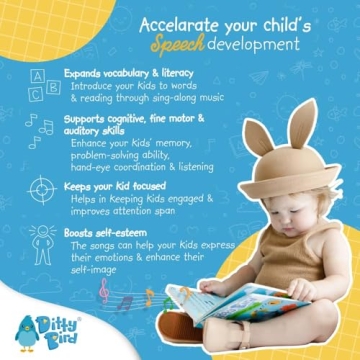 Ditty Bird Musical Books for Toddlers | Interactive Sound Books