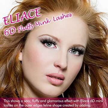 Eliace 6D Mink Eyelashes - 30 Pairs with 10 Styles for Glam Looks