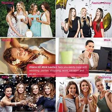 Eliace 6D Mink Eyelashes Pack 30 Pairs Cat Eye Styles