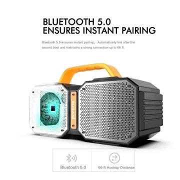 Waterproof 40W Portable Bluetooth Speaker - BUGANI M83