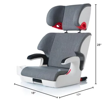 Clek Oobr High Back Booster Seat for Kids Safety Comfort