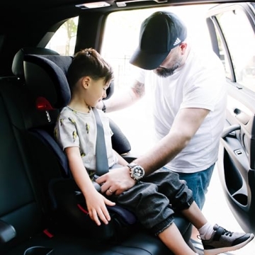 Clek Oobr High Back Booster Seat for Kids Safety Comfort